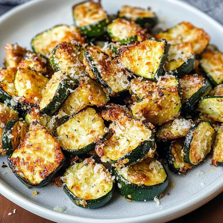 Air Fryer Parmesan Zucchini (No Breading)