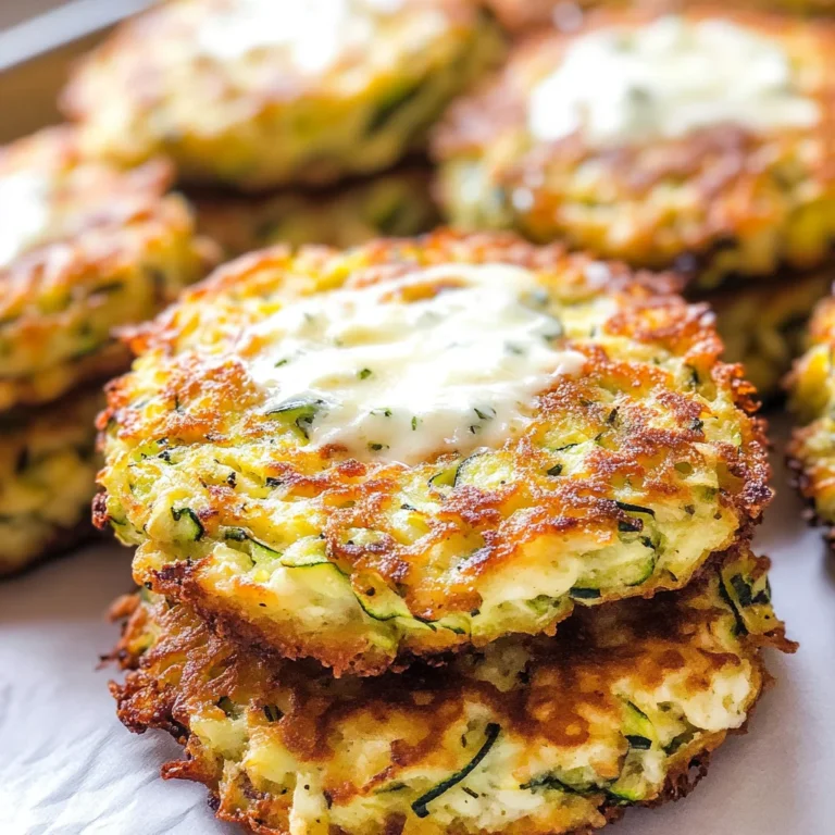 Baked Zucchini Fritters