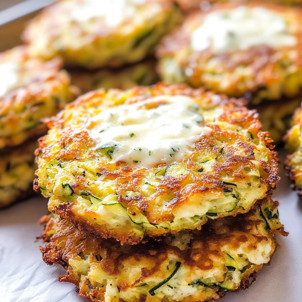 Baked Zucchini Fritters