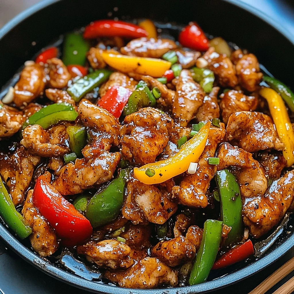 Black Pepper Chicken