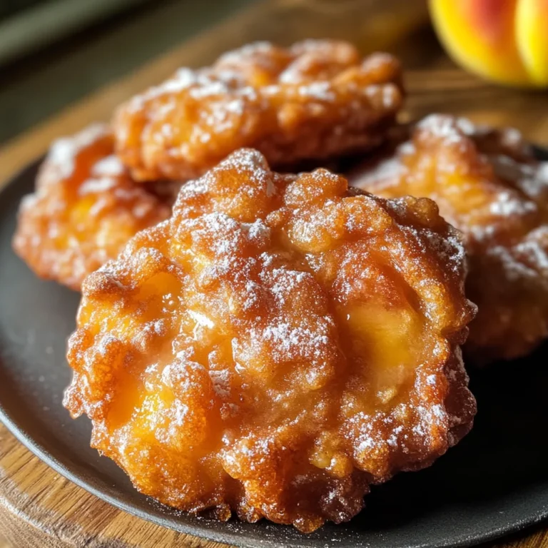 Canned Peach Fritters Recipe