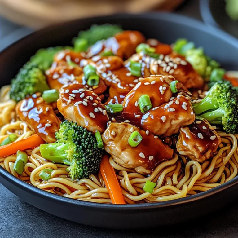 Chicken Teriyaki Noodles