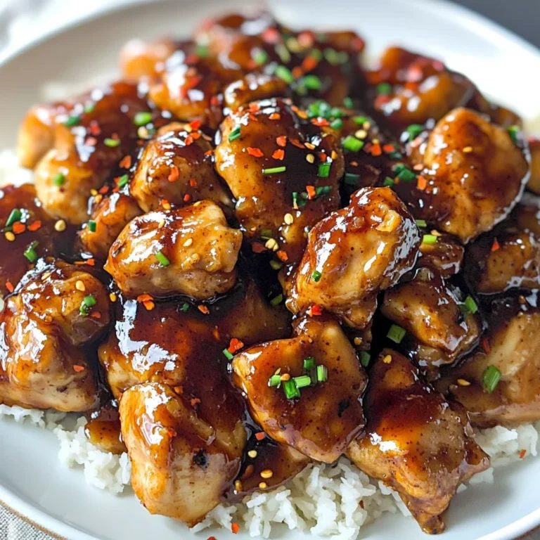 Easy Bourbon Chicken