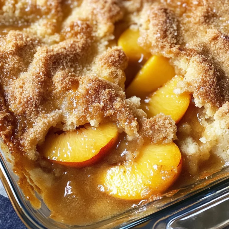Easy Peach Cobbler