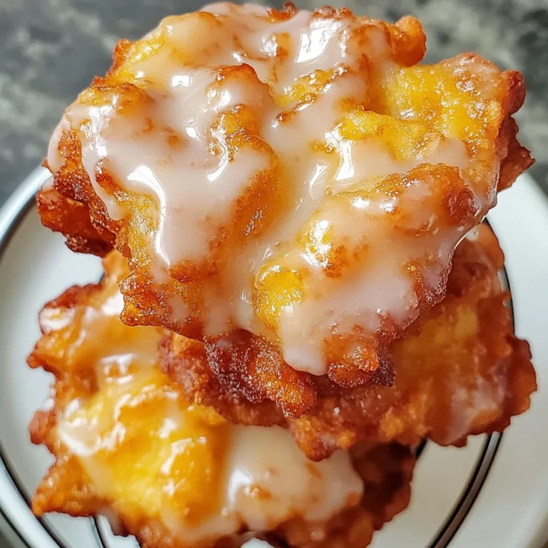 Fresh Peach Fritters That Melt in Your Mouth