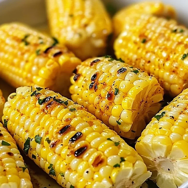 Garlic-Herb Butter Roasted Corn