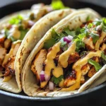 Garlic Butter Honey BBQ Chicken Tacos: Sweet, Savory & Irresistible!