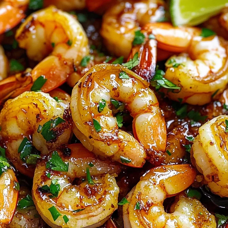 Garlic Honey Lime Shrimp Recipe