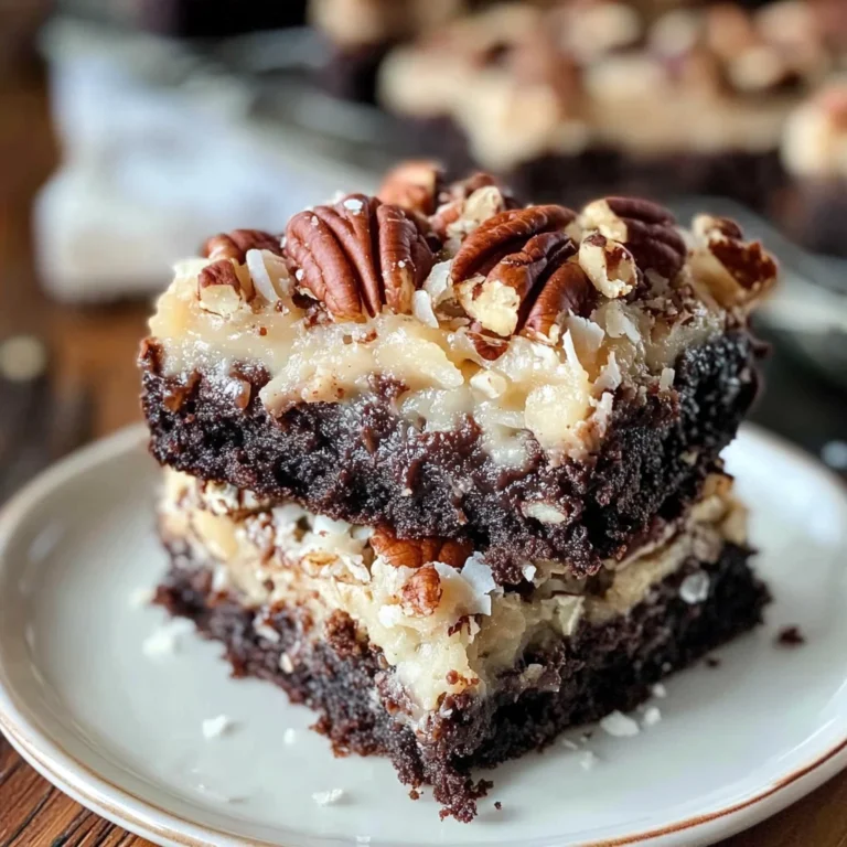German Chocolate Brownies