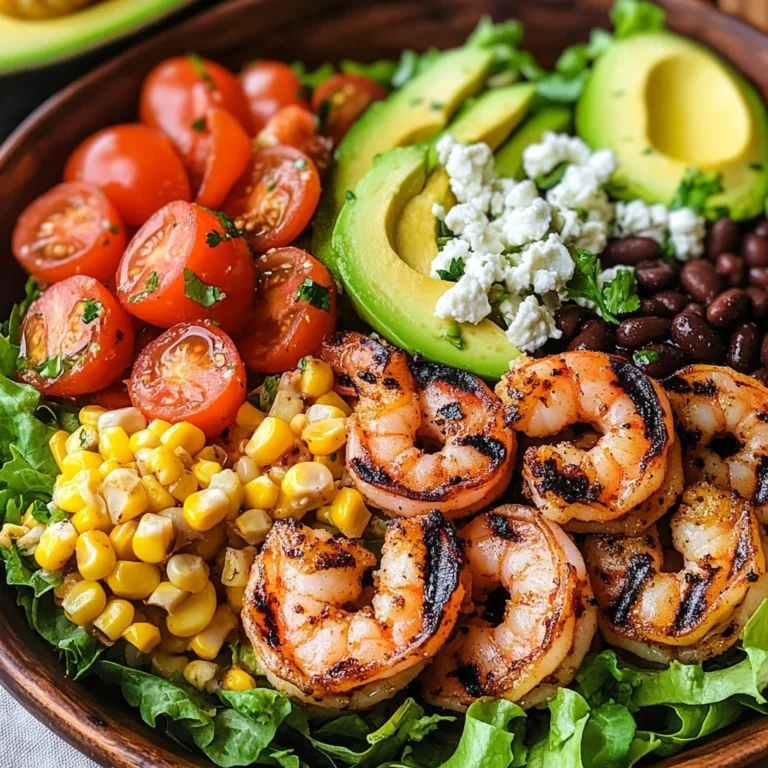 Grilled Mexican Shrimp Salad