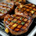 Grilled Pineapple Chili beef Chops Recipe