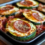 Grilled Zucchini Pizza Slices