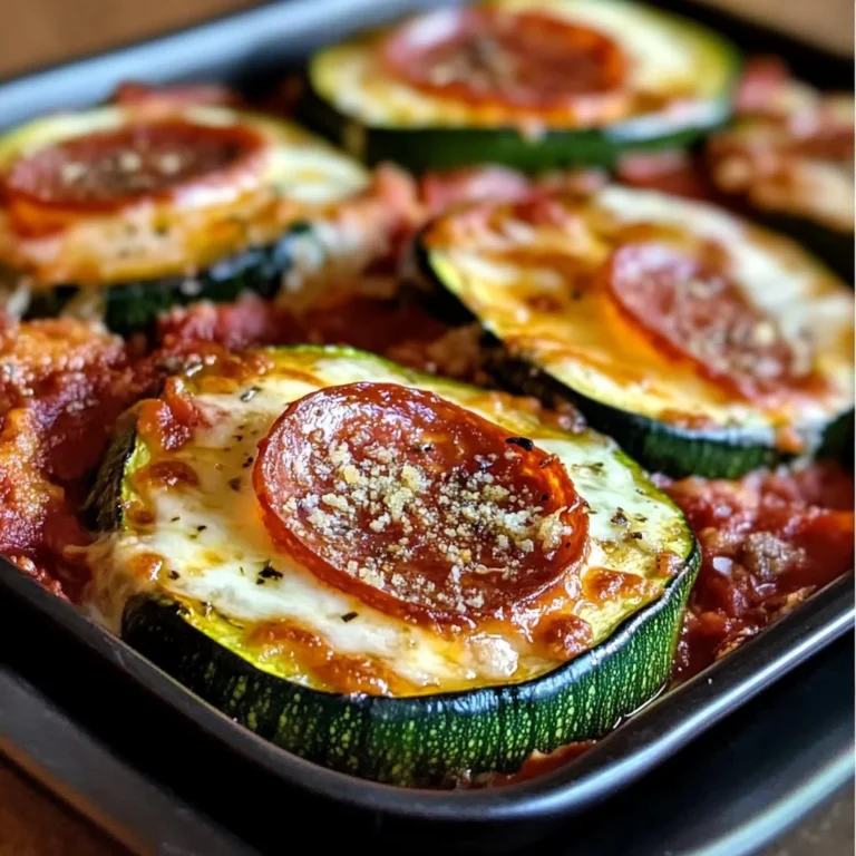 Grilled Zucchini Pizza Slices