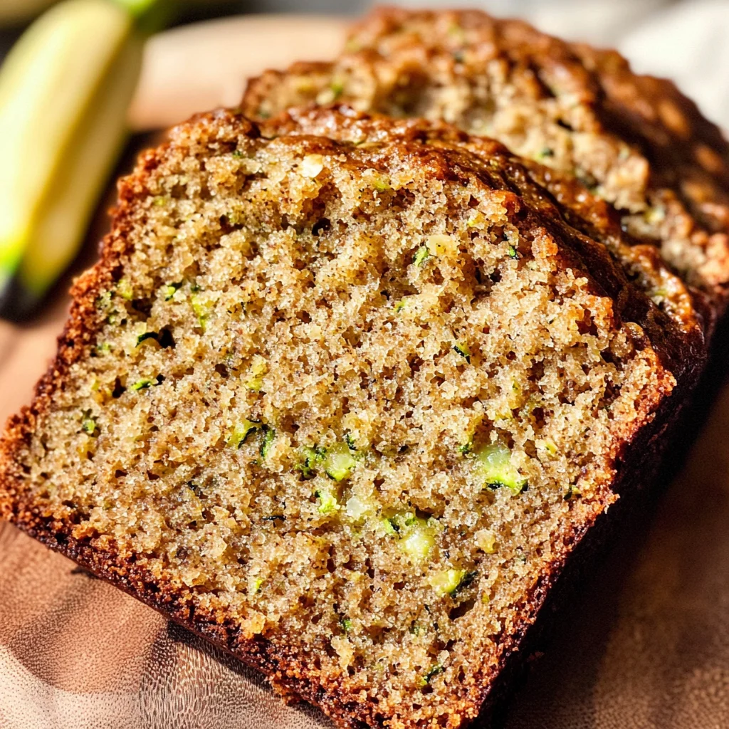 Healthy Zucchini Banana Bread