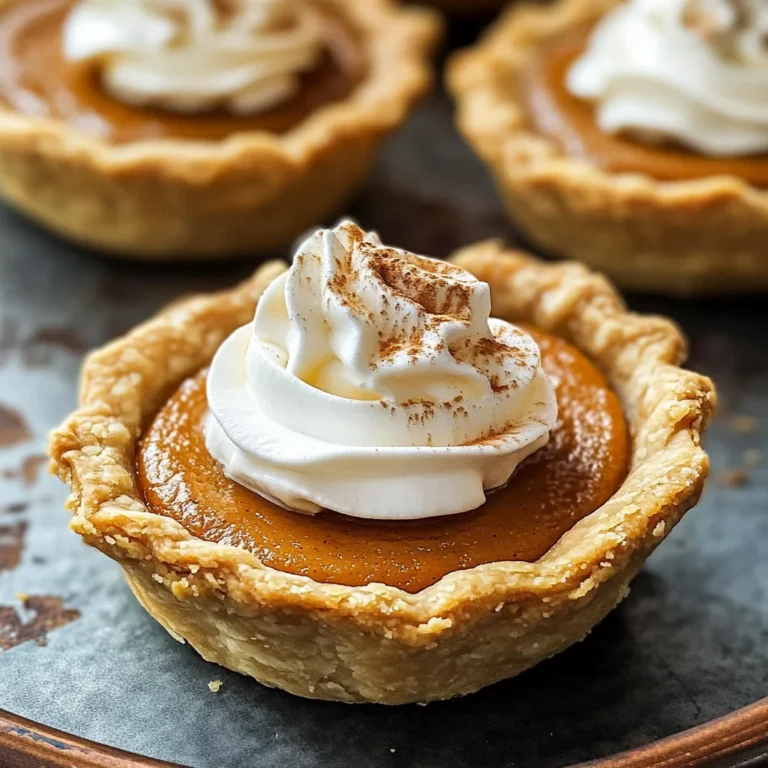 Mini Pumpkin Pies
