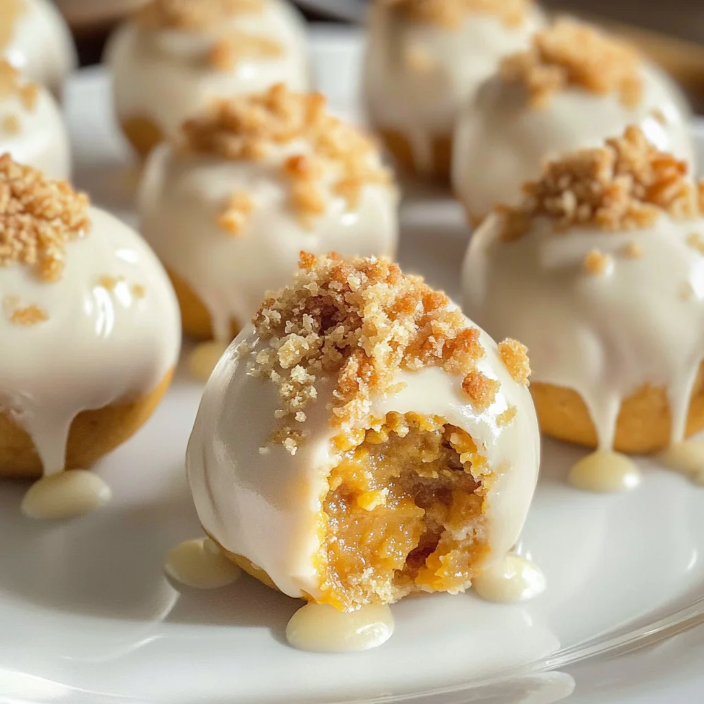 No-Bake Pumpkin Pie Balls