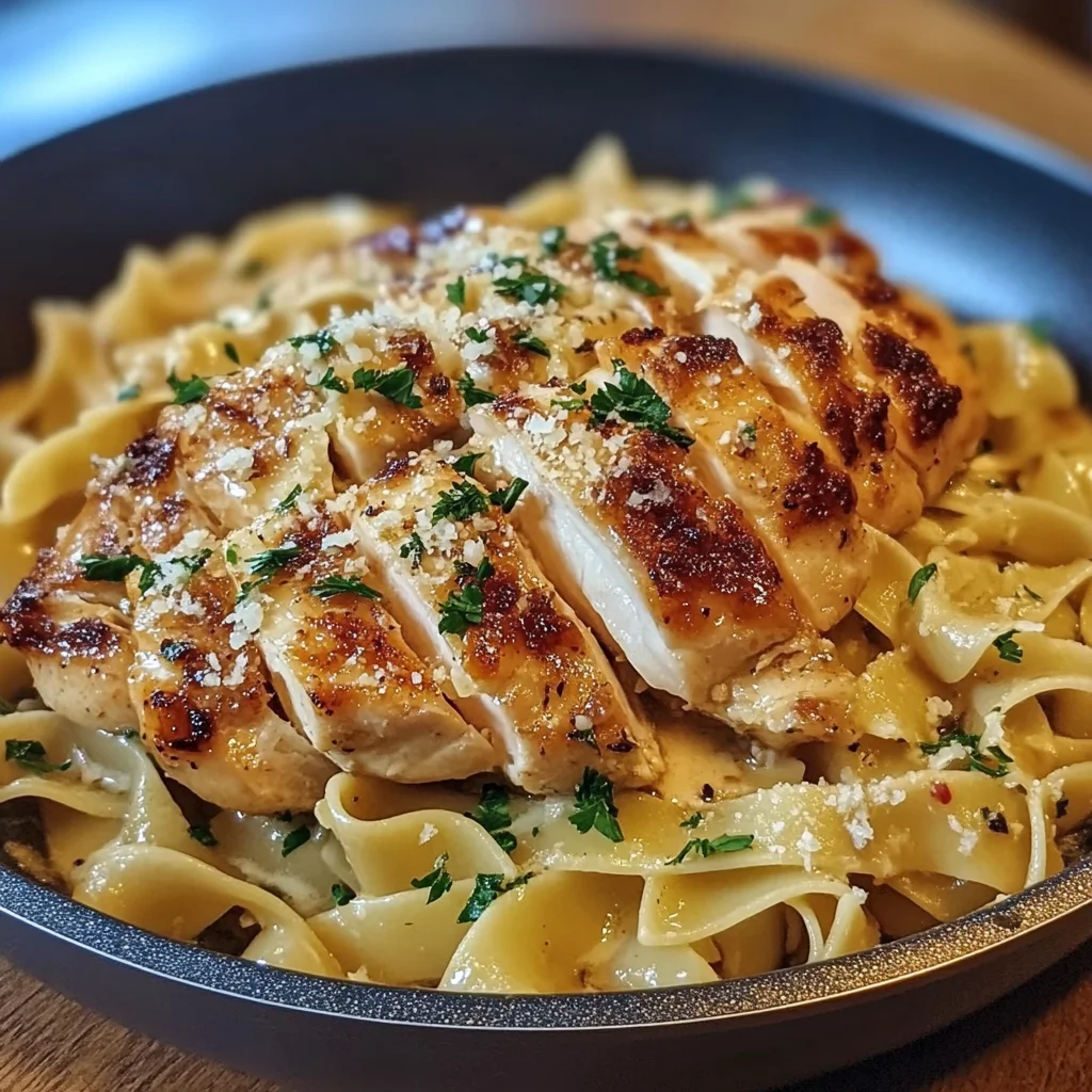 One-Pan Chicken with Buttered Noodles