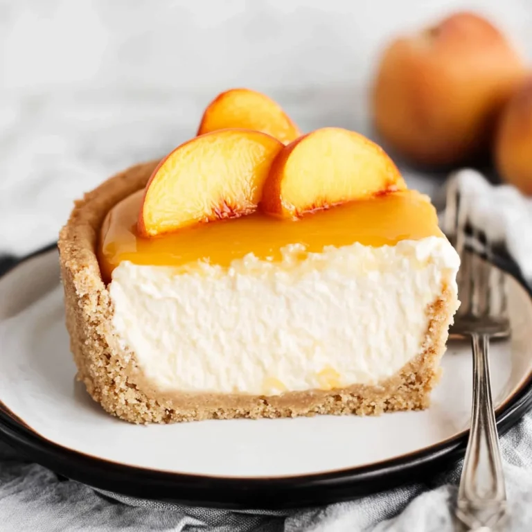 Peach Cheesecake Recipe