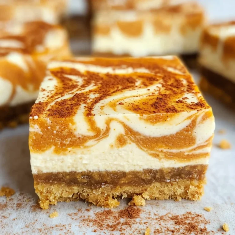 Pumpkin Cheesecake Bars