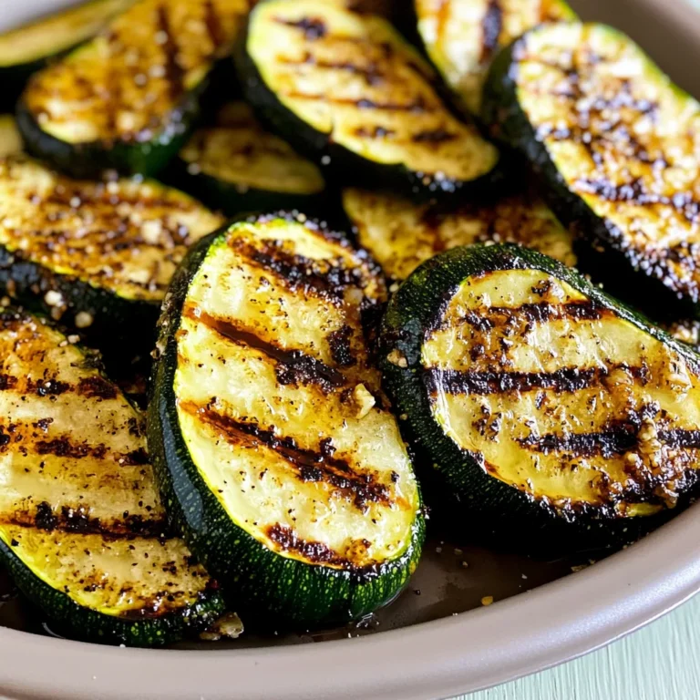 Simple Grilled Zucchini Recipe