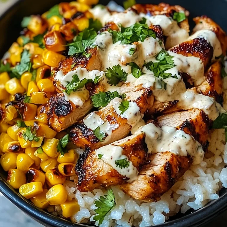 Street Corn Chicken Rice Bowl