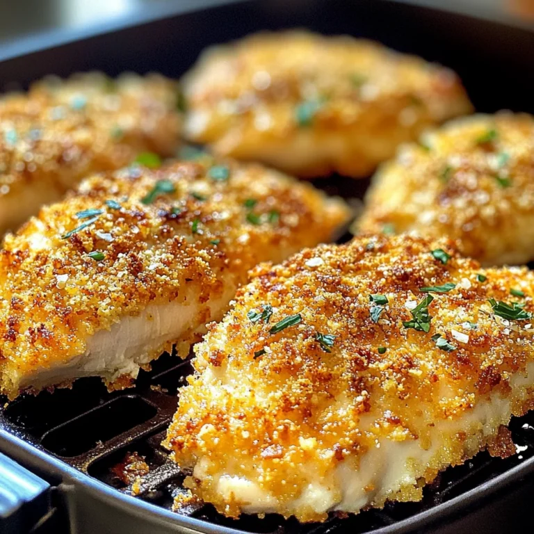 Air Fryer Parmesan Crusted Chicken