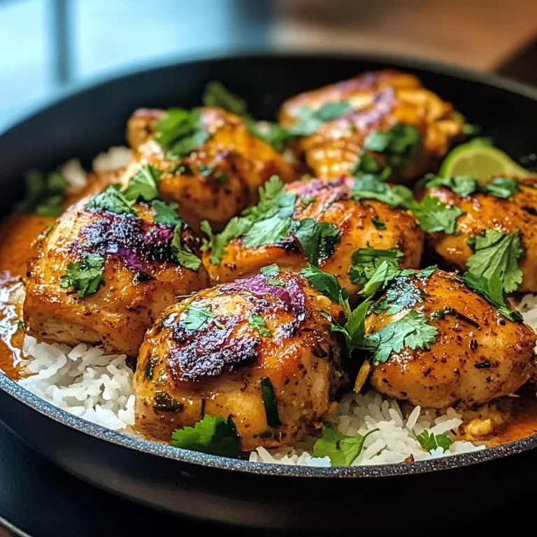Baked Coconut Chili Chicken Thighs