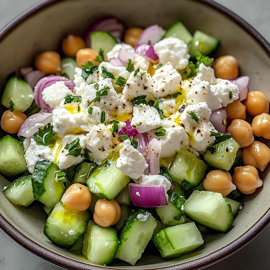 Cottage Cheese and Chickpea Salad: A Refreshing and Protein-Packed Delight