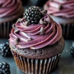 Dark Chocolate Blackberry Cupcakes: Indulge in a Decadent Dessert Delight