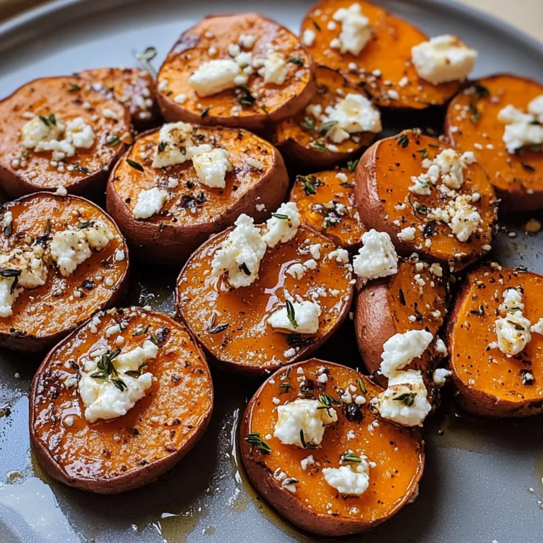 Delicious Honey Feta Sweet Potato Rounds Recipe for Any Meal
