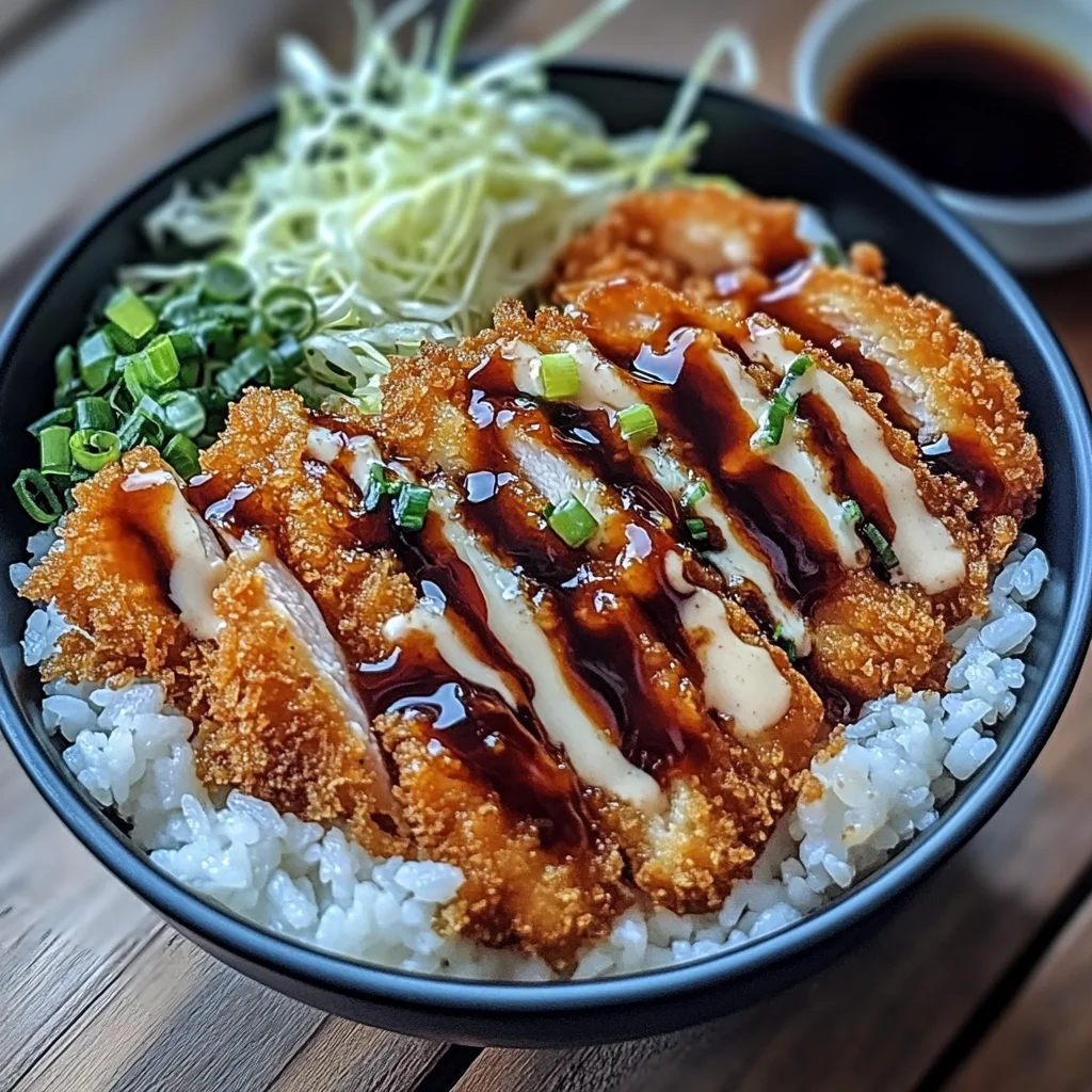 Japanese Katsu Bowls with Tonkatsu Sauce