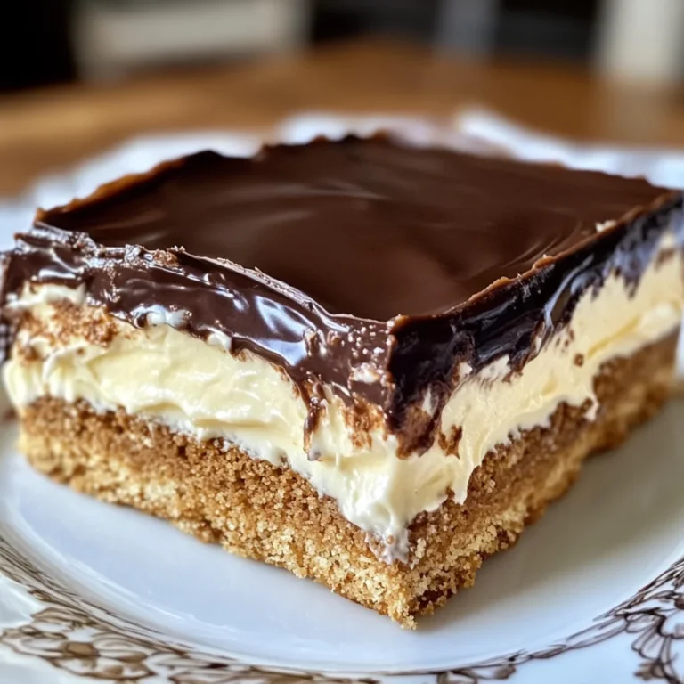 No-Bake Eclair Cake