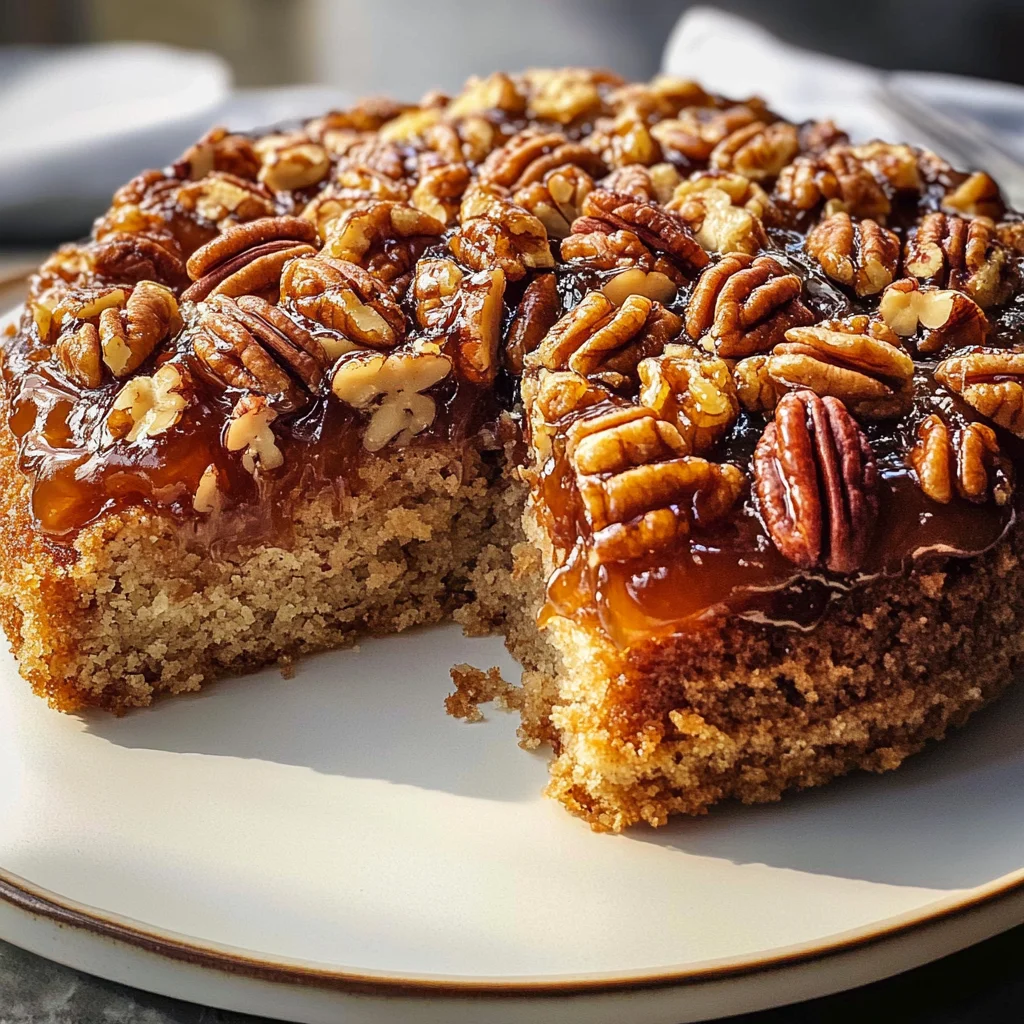 Pecan Upside Down Cake