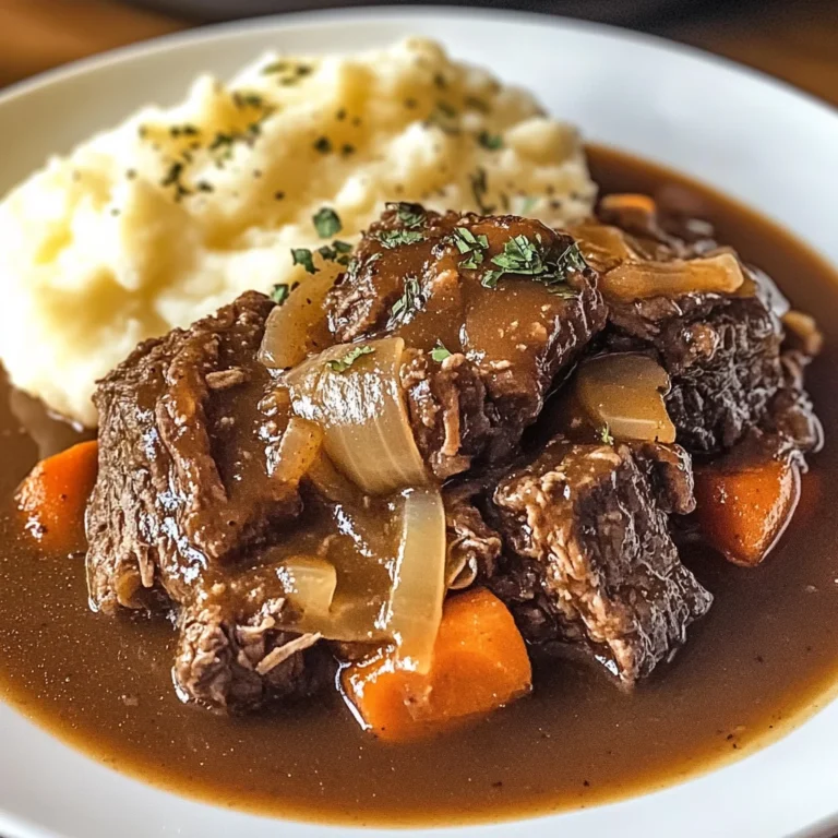Slow Cooker Beef Manhattan