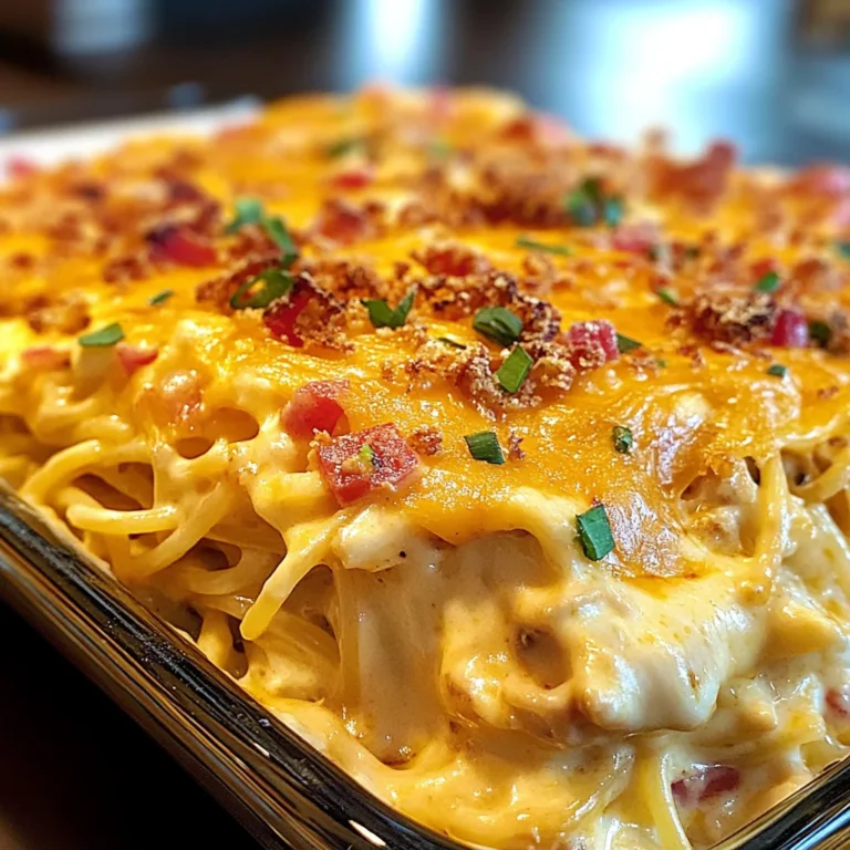 Spicy Southern Cheesy Chicken Spaghetti Casserole