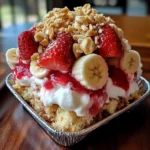 Strawberry Crunch Banana Pudding Recipe - Easy Dessert Delight
