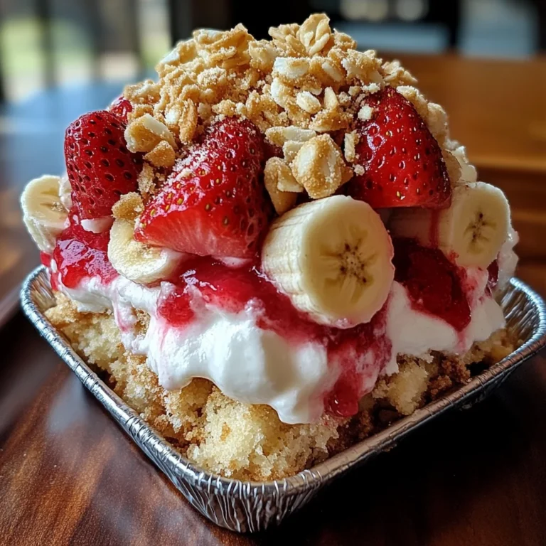 Strawberry Crunch Banana Pudding Recipe - Easy Dessert Delight
