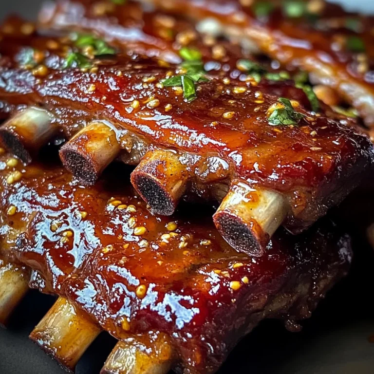 Charred Sticky Lamb Ribs Glazed with Harissa, Maple & Smoked Paprika