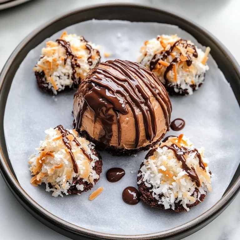 Coconut Dome with Chocolate Spread