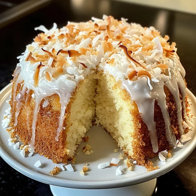 Coconut Pound Cake Recipe