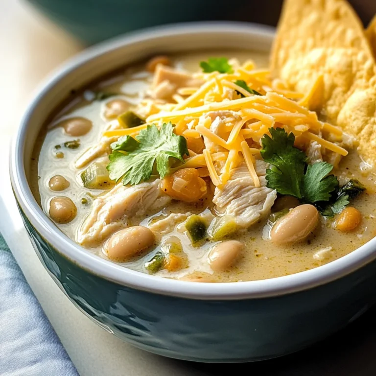 Creamy White Chicken Chili Recipe