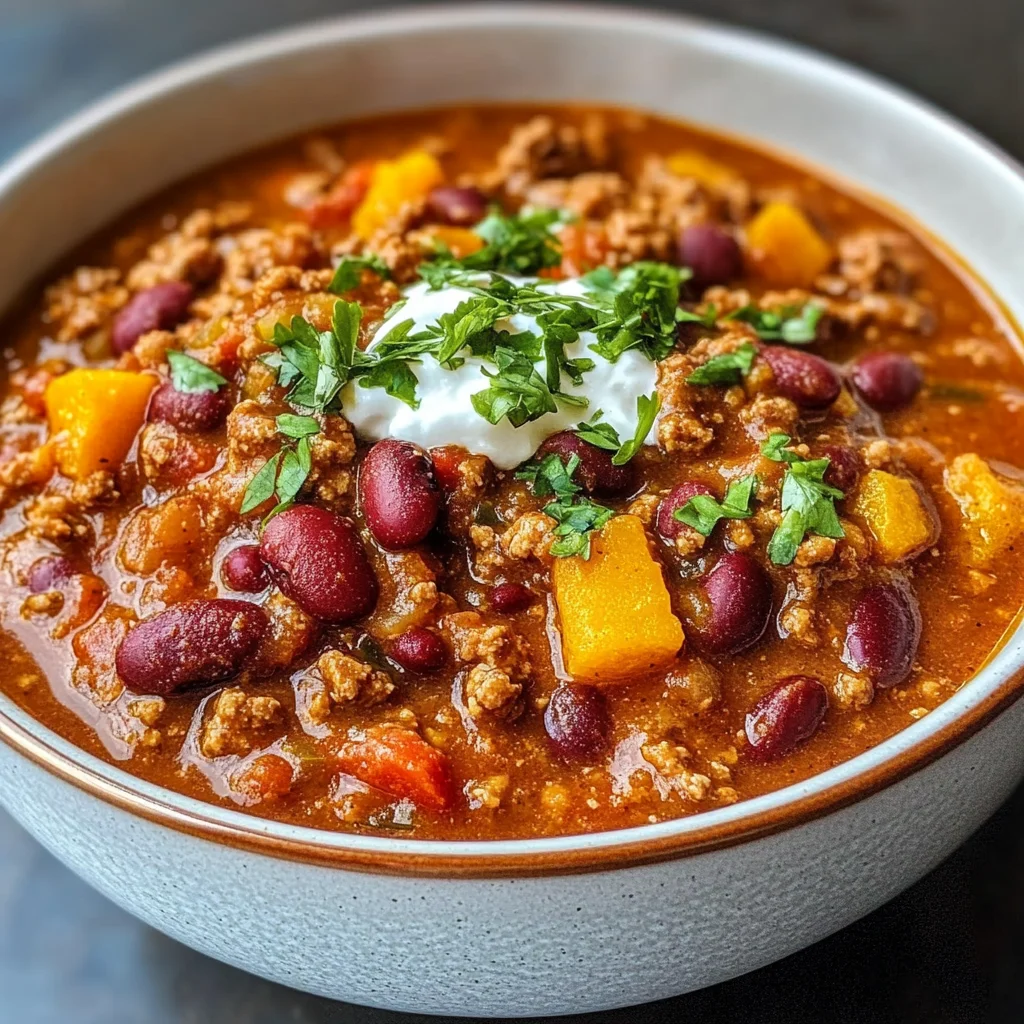 Crockpot Pumpkin Chili