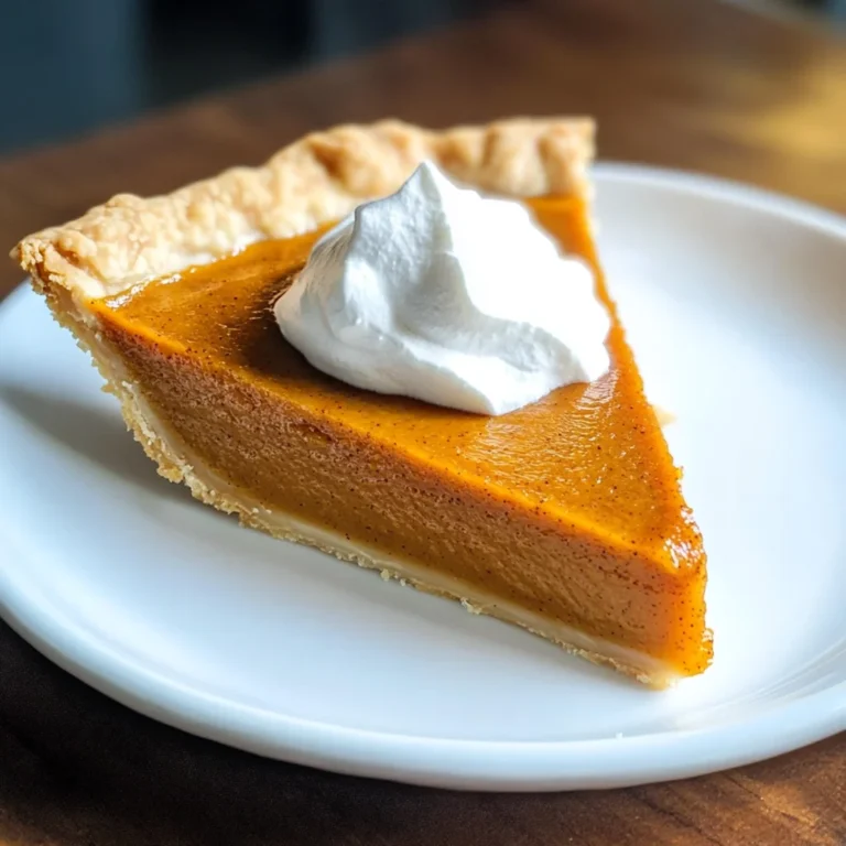 Easy Pumpkin Pie