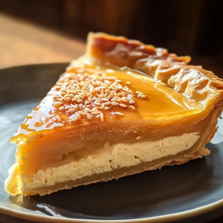 Golden Greek Honey Pie (Melopita)