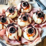 Halloween Antipasto Eyeballs Appetizer