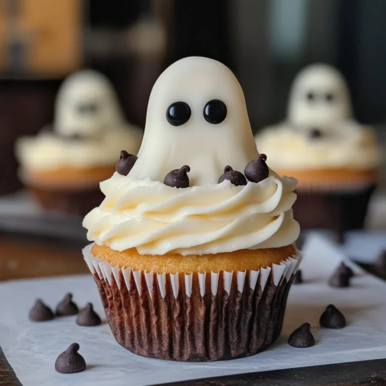 Halloween Cupcakes: Ghost Cupcakes