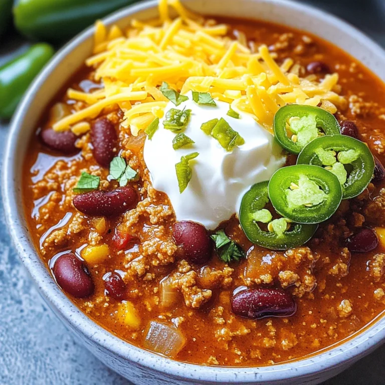 Healthy Turkey Chili