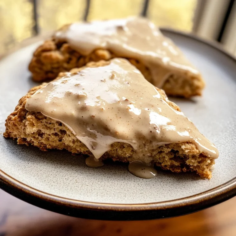 Homemade Chai Scones with Maple Chai Glaze