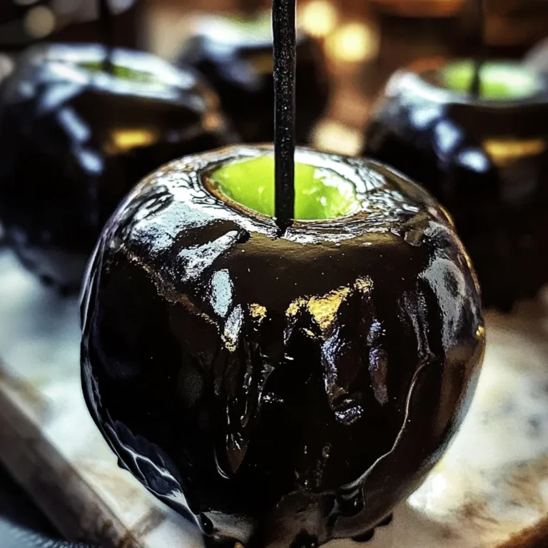 Poison Toffee Apples for Halloween