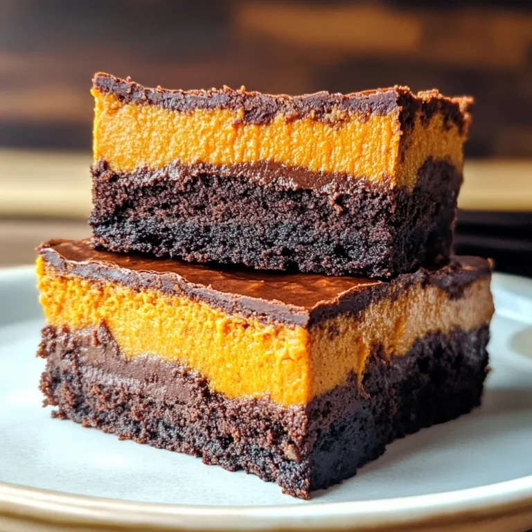 Pumpkin Brownies